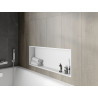 Mexen X-Wall-R étagère encastrée avec collerette 90 x 30 cm, blanche - 1920903010