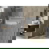 Mexen X-Wall-R étagère encastrée avec rebord 90 x 30 cm, blanche - 1920903010