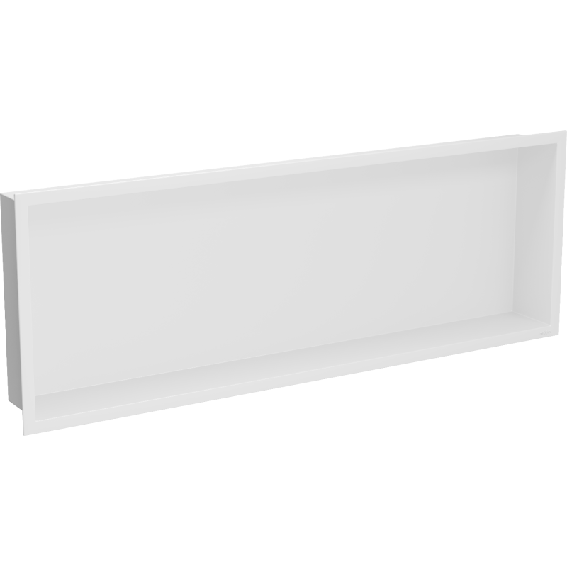 Mexen X-Wall-R étagère encastrée avec rebord 90 x 30 cm, blanche - 1920903010