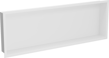 Mexen X-Wall-R étagère encastrée avec rebord 90 x 30 cm, blanche - 1920903010