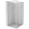 Mexen Mist-H L Duo cabine de douche pivotante 95 x 95 cm, transparent, chrome - 8A5L-095L-095P-01-00