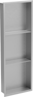 Mexen X-Wall-R étagère encastrée avec rebord et étagère 90 x 30 cm, inox - 1910903010S