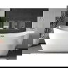 Mexen X-Wall-R étagère encastrée avec rebord et étagère 90 x 30 cm, inox - 1910903010S