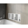 Mexen X-Wall-R étagère encastrée avec col et étagère 90 x 30 cm, blanche - 1920903010S