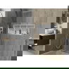 Mexen X-Wall-R niche étagère avec bordure et étagère 90 x 30 cm, blanc - 1920903010S