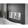 Mexen X-Wall-R étagère encastrée avec col et étagère 90 x 30 cm, blanche - 1920903010S