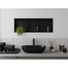 Mexen X-Wall-R étagère encastrée avec collerette et étagère 90 x 30 cm, noire - 1970903010S