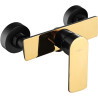 Mexen Alfa mitigeur de douche, noir/doré - 745740-75