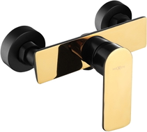 Mexen Alfa mitigeur de douche, noir/doré - 745740-75
