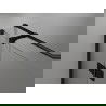 Mexen Mist H T cabine de douche pliante droite 75 x 100 cm, transparent, noir - 8A5T-075-100-70-00-P