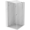 Mexen Mist-H L Duo cabine de douche pivotante 115 x 115 cm, transparent, chrome - 8A5L-115L-115P-01-00