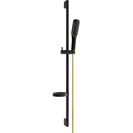 Mexen DS49 ensemble de douche coulissant, noir/or - 785494583-57