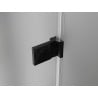 Mexen Lunar-B cabine de douche pivotante gauche 100 x 70 cm, transparent, noir - 832-100-070-70-00-L