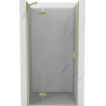 Mexen Mist-H porte de douche pivotante gauche 70 cm, transparent, doré brossé - 8A5-070-000-55-00-L