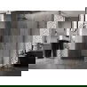 Cabine de douche pivotante gauche Mexen Lunar-B 75 x 70 cm, transparente, gun metal - 832-075-070-95-00-L