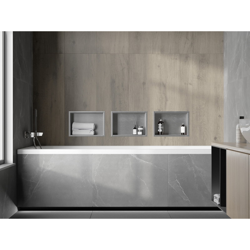 Mexen X-Wall-NR niche sans rebord 30 x 20 cm, inox - 1911302010