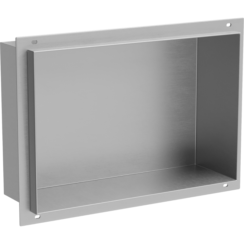 Mexen X-Wall-NR étagère encastrée sans rebord 30 x 20 cm, inox - 1911302010
