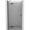 Mexen Mist-H porte de douche pivotante gauche 70 cm, transparent, noir - 8A5-070-000-70-00-L