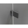 Mexen Lunar-B cabine de douche battante gauche 85 x 80 cm, transparent, gun metal - 832-085-080-95-00-L