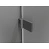 Mexen Lunar-B cabine de douche battante gauche 85 x 80 cm, transparent, gun metal - 832-085-080-95-00-L