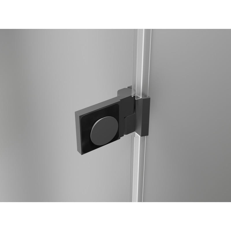 Mexen Lunar-B cabine de douche battante gauche 85 x 80 cm, transparent, gun metal - 832-085-080-95-00-L