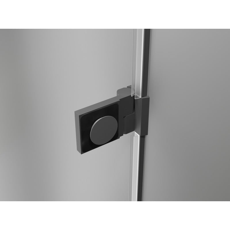 Mexen Lunar-B cabine de douche battante gauche 85 x 80 cm, transparent, gun metal - 832-085-080-95-00-L