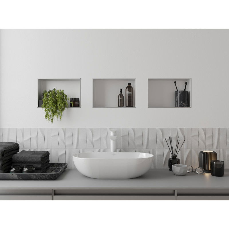 Mexen X-Wall-NR étagère murale sans rebord bex 30 x 20 cm, blanche - 1921302010