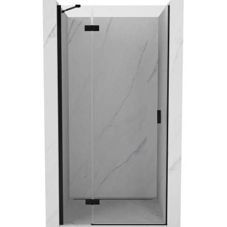Mexen Mist-H porte de douche pivotante gauche 120 cm, transparent, noir - 8A5-120-000-70-00-L