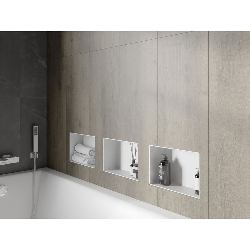 Mexen X-Wall-NR étagère murale sans rebord bex 30 x 20 cm, blanche - 1921302010
