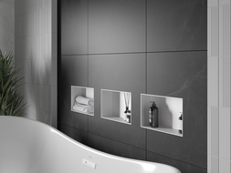 Mexen X-Wall-NR étagère encastrée sans rebord 30 x 20 cm, blanc - 1921302010