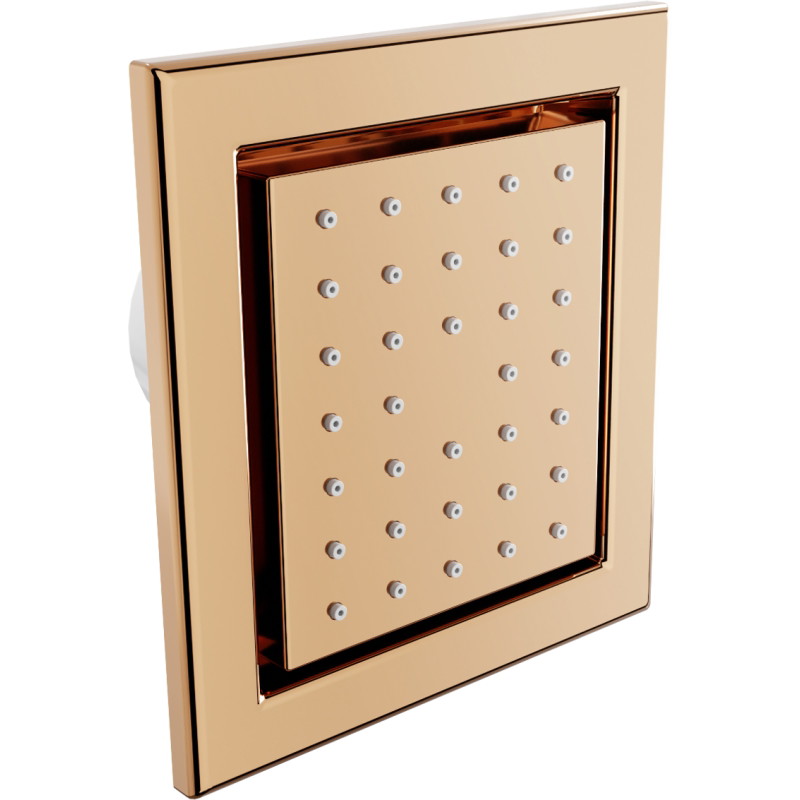 Mexen Cube douchette latérale encastrée, or rose - 79365-60