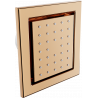Mexen Cube douchette latérale encastrée, or rose - 79365-60