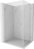 Mexen Lunar-B cabine de douche pivotante gauche 85 x 70 cm, transparent, nickel brossé - 832-085-070-97-00-L