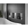 Mexen X-Wall-NR étagère encastrée sans rebord 30 x 30 cm, inox - 1911303010
