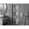 Mexen X-Wall-NR étagère encastrée sans rebord 30 x 30 cm, inox - 1911303010