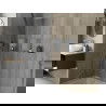 Mexen X-Wall-NR étagère encastrée sans bride 30 x 30 cm, inox - 1911303010