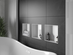 Mexen X-Wall-NR étagère encastrée sans rebord 30 x 30 cm, blanche - 1921303010