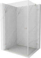 Mexen Lunar-B cabine de douche battante gauche 95 x 90 cm, transparent, nickel brossé - 832-095-090-97-00-L