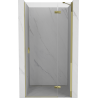 Mexen Mist-H porte de douche pivotante droite 115 cm, transparente, dorée - 8A5-115-000-50-00-P