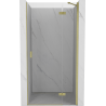 Mexen Mist-H porte de douche pivotante droite 70 cm, transparent, doré brossé - 8A5-070-000-55-00-P