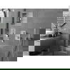 Mexen X-Wall-NR étagère encastrée sans rebord avec étagère 30 x 30 cm, inox - 1911303010S
