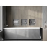Mexen X-Wall-NR étagère encastrée sans rebord avec tablette 30 x 30 cm, inox - 1911303010S