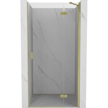 Mexen Mist-H porte de douche pivotante droite 110 cm, transparent, or brossé - 8A5-110-000-55-00-P