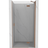Mexen Mist-H porte de douche pivotante droite 70 cm, transparent, cuivre brossé - 8A5-070-000-65-00-P