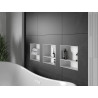 Mexen X-Wall-NR niche murale sans bride avec étagère 30 x 30 cm, blanche - 1921303010S