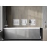 Mexen X-Wall-NR étagère encastrée sans collerette avec étagère 30 x 30 cm, blanc - 1921303010S
