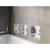 Mexen X-Wall-NR étagère encastrée sans collerette avec étagère 30 x 30 cm, blanc - 1921303010S