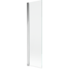 Mexen Mist paravent de baignoire 1-porte 50 x 150 cm, transparent, chrome - 8A9-050-001-01-00