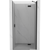 Mexen Mist-H porte de douche pivotante droite 70 cm, transparent, noir - 8A5-070-000-70-00-P