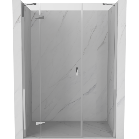 Mexen Mist-H porte de douche battante gauche 120 cm, transparent, chrome - 8A5-120-001-01-00-L